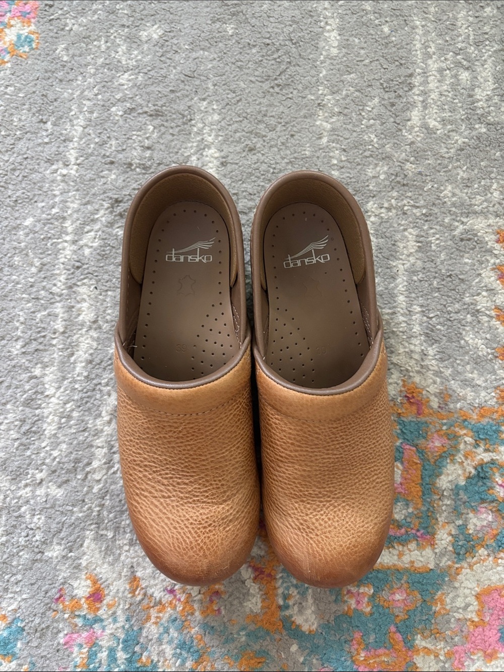 Dansko Brown Leather Clogs